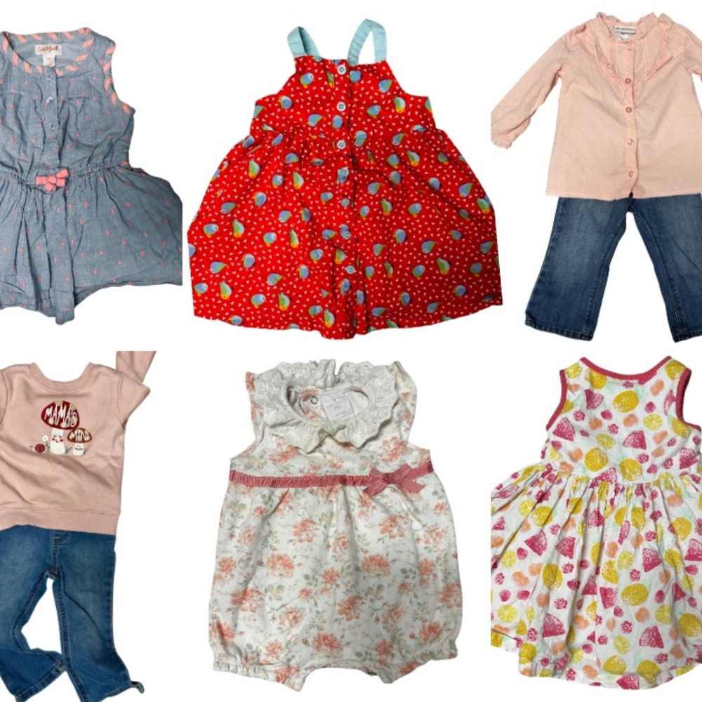 2T Girl Clothing Bundle Mary Nicole, Laura Ashley, dresses outfits and robbers